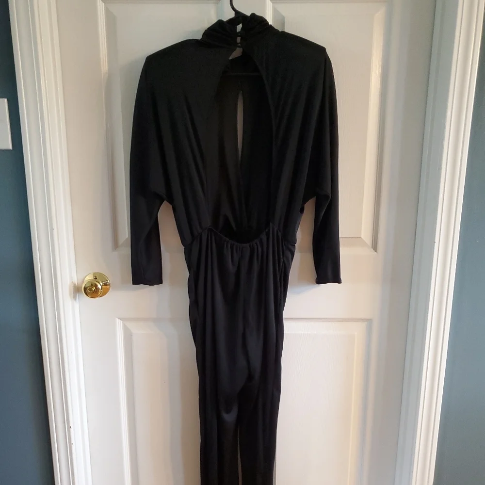 Classic Black Long Sleeve Jumpsuit - Picture 5 of 8